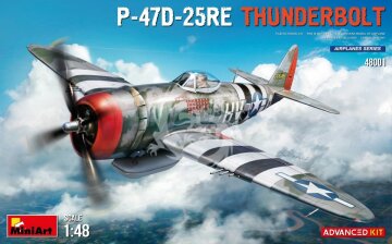P-47D-25RE Thunderbolt Advanced Kit MiniArt 48001 skala 1/48