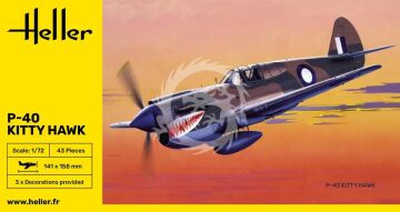 P-40 Kitty Hawk Heller 80266 skala 1/72