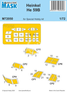 Heinkel He 59B (For Special Hobby Kit) Special Hobby M72050 skala 1/72