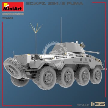 Sd.Kfz.234/2 Puma - MiniArt 35419 skala 1/35
