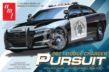 2021 Dodge Charger Pursuit Police Car AMT AMT1324M skala 1/25