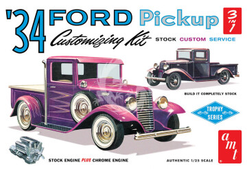 1934 Ford Pickup Customizing Kit - AMT 1120 skala 1/25