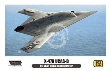 X-47B UCAS-D US NAVY UCAV Demonstrator - Wolfpack WP17217 skala 1/72