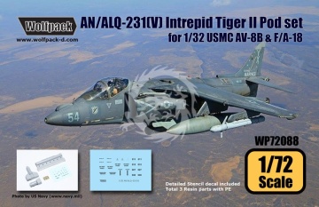 AN/ALQ-231(V) Intrepid Tiger II Pod set - Wolfpack WP72088 skala 1/72