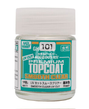 Premium Top Coat Smooth Clear UV Cut (matt) - Mr.Hobby GH101 
