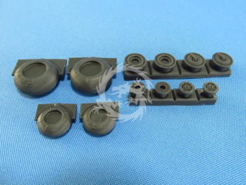 NA ZAMÓWIENIE - Mi-24/Mi-35 Wheels set - Metallic Details MDR3519 skala 1/35
