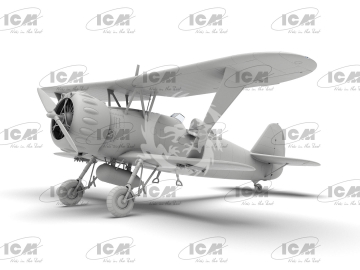 Hs 123A-1 (late), WWII German attack aircraft (100% new molds) - ICM 32015 skala 1/32