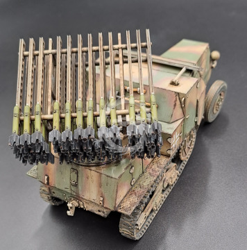  8 cm Raketenwerfer auf Fahrgestell S 303 (f) - KM Model  KM-72005 Wydruk 3D skala 1/72