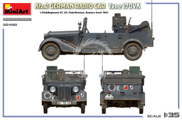 Kfz.2 German Radio Car Type 170VK - MiniArt 35488 skala 1/35