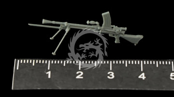 Japanese WWII Type 99 Light Machine Gun – 3D Printed Set - Metallic Details MDR3531 skala 1/35