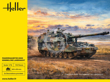 PRZEDSPRZEDAZ - Panzerhaubitze 2000 (PzH 2000) - Koninklijke Landmacht - Heller 30804 skala 1/72