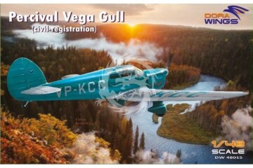 Model plastikowy Percival Vega Gull, Dora Wings DW48015 skala 1/48