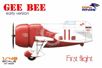 Model plastikowy Gee Bee Super Sportster R-1, Dora Wings 48026 skala 1/48