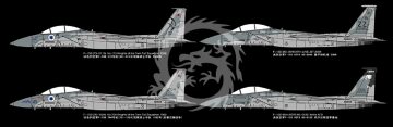 F-15B/D Israeli Air Force & U.S. Air Force Great Wall Hobby L4815 skala 1/48