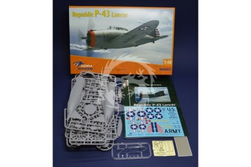 Model plastikowy Republic P-43 Lancer, Dora Wings DW48029 skala 1/48