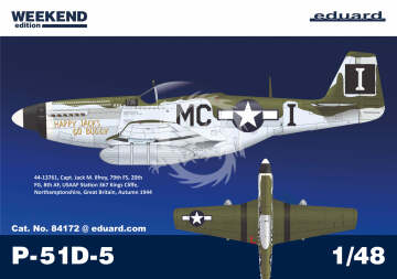 P-51D-5 Mustang Weekend Edition Eduard 84172 skala 1/48