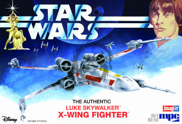 X-Wing Fighter Luke Skywalker MPC 948 skala 1/63