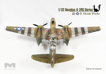 Douglas A-20G Havoc over Europe HK Models 01E039 skala 1/32