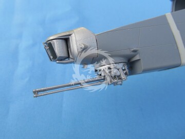 M197 Gatling gun for ICM, Special Hobby Metallic Details MDR48172 skala 1/48