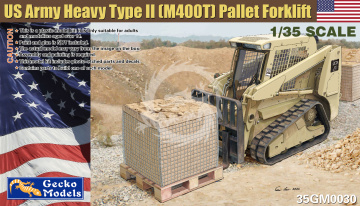  US Army Heavy Type II (M400T) Pallet Forklifts Gecko Models 35GM0030 skala 1/35