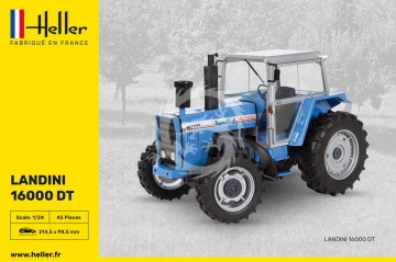 Traktor Landini 16000DT - Heller 81403 skala 1/24
