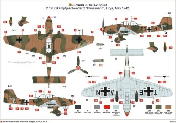 Junkers Ju87R-2/B-2 Stuka Airfix A07115 skala 1/48