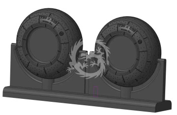 Mi-24/Mi-35 Wheels set - Metallic Details MDR3519 skala 1/35