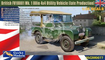 PRZEDSPRZEDAZ - British FV18001 Mk. 1 80in 4x4 Utility Vehicle (late Production) - Gecko Models 35GM0077 skala 1/35