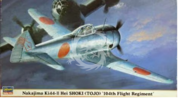 Nakajima Ki44-II Hei Shoki (Tojo) '104th Flight Regiment' - Hasegawa 09531 skala 1/48