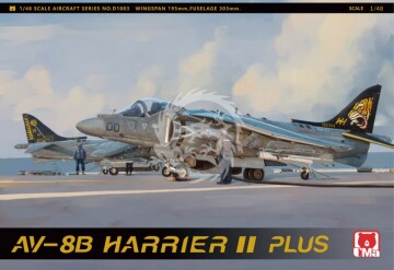 PRZEDSPRZEDAZ - AV-8B Harrier II Plus - UMa Model D1003 skala 1/48