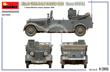 Kfz.2 German Radio Car Type 170VK - MiniArt 35488 skala 1/35