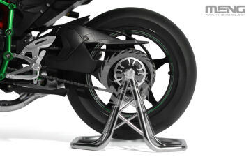 Kawasaki Ninja H2R 2018 (Pre-colored Edition) MENG-Model MT-011s skala 1/9