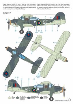Fairey Albacore Mk.I - Special Hobby 100-SH72152 skala 1:72