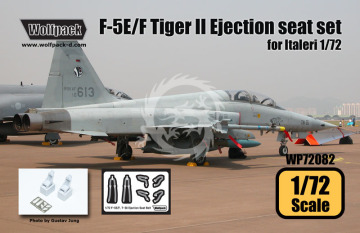 Zestaw dodatków F-5E/F Tiger II Ejection seat set (for Italeri 1/72), Wolfpack WP72082 skala 1/72