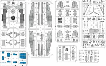 Model plastikowy Westland Lysander Mk.III (SD), Dora Wings DW72023 skala 1/72