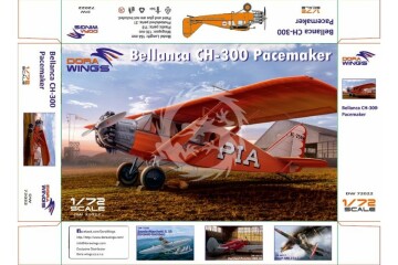 Model plastikowy Bellanca CH-300 Pacemaker Dora Wings DW72022 skala 1/72