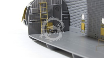Blaszka fototrawiona Mi-26 aircraft cargo hold for Zvezda 7270 Microdesign MD 072261 skala 1/72