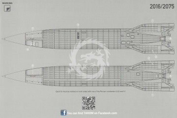 Model plastikowy V-2 WWII German Single Stage Ballistic Missile Takom 2075 skala 1/35