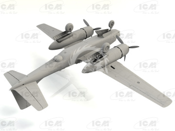 A-26C-15 Invader w/USAF pilots and ground personnel ICM 48288 skala 1/48