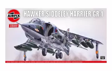 Hawker Siddeley Harrier GR.1 Vintage Classic Airfix   A18001V skala 1/24
