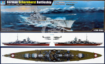 NA ZAMÓWIENIE  - Scharnhorst - Trumpeter 03715 skala 1/200