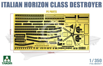 Italian Horizon Class Destroyer Takom 6007 1/350