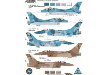 F-16A/B NSAWC Adversary Kinetic K48004 1/48