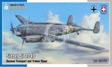 Siebel Si 204D German Transport and Trainer Plane Special Hobby SH48170 skala 1/48