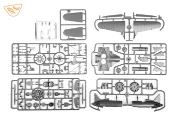 Polikarpov I-16 Type 5 Early Type - Clear Prop! CP4814 skala 1/48