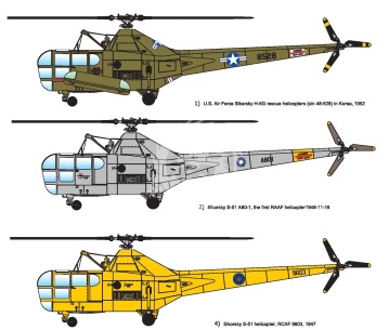 Sikorsky R-5/S-51 AMP 48002 skala 1/48