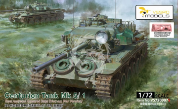 Deluxe Edition Centurion Tank Mk 5/1 Royal Australian Armoured Corps Vespid Models VS720007S skala 1/72