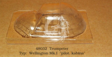 Wellington Mk I Cockpit Trumpeter Rob-Taurus 48032 skala 1/48