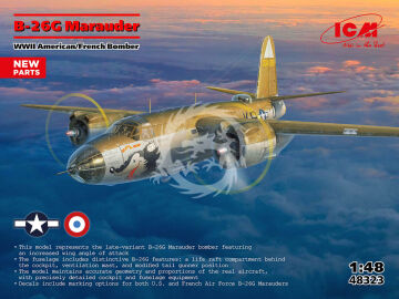 B-26G Marauder + maski i pasy - ICM 48323 skala 1/48