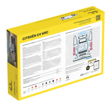STARTER KIT Citroen C4 WRC - Heller 56756 skala 1/24